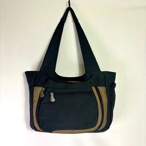 Ameribag Black and Brown Shoulder Bag Bin4